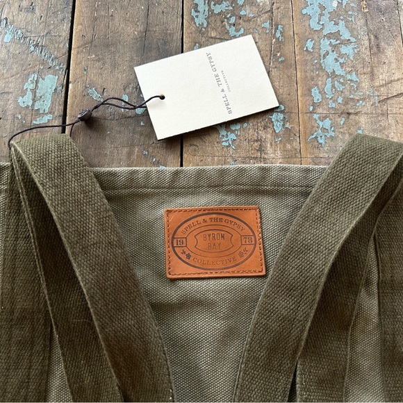 Spell Gypsy Traveller Tote Bag, BNWT, in Khaki - Picture 9 of 10